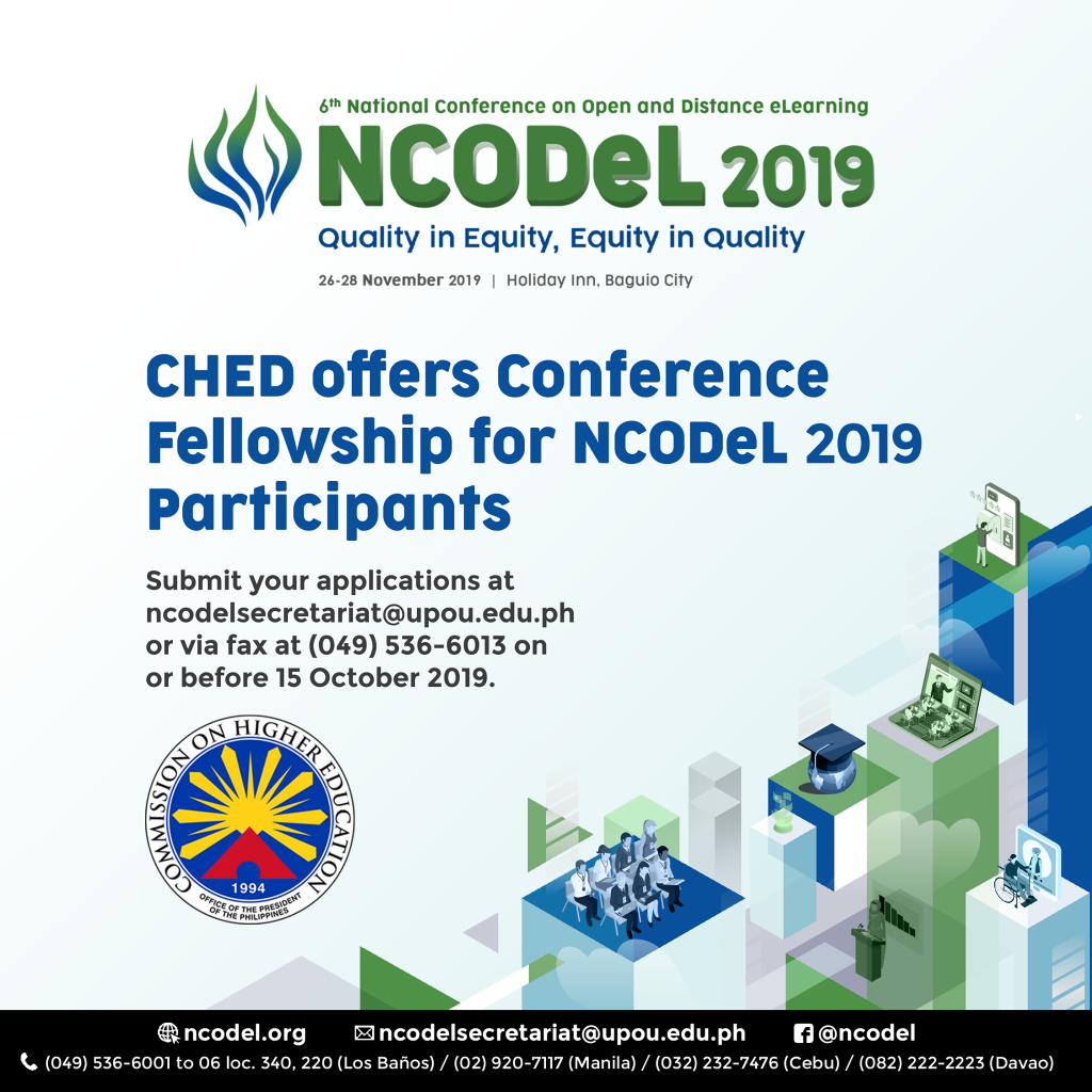 CHED Fellowship for NCODeL2019