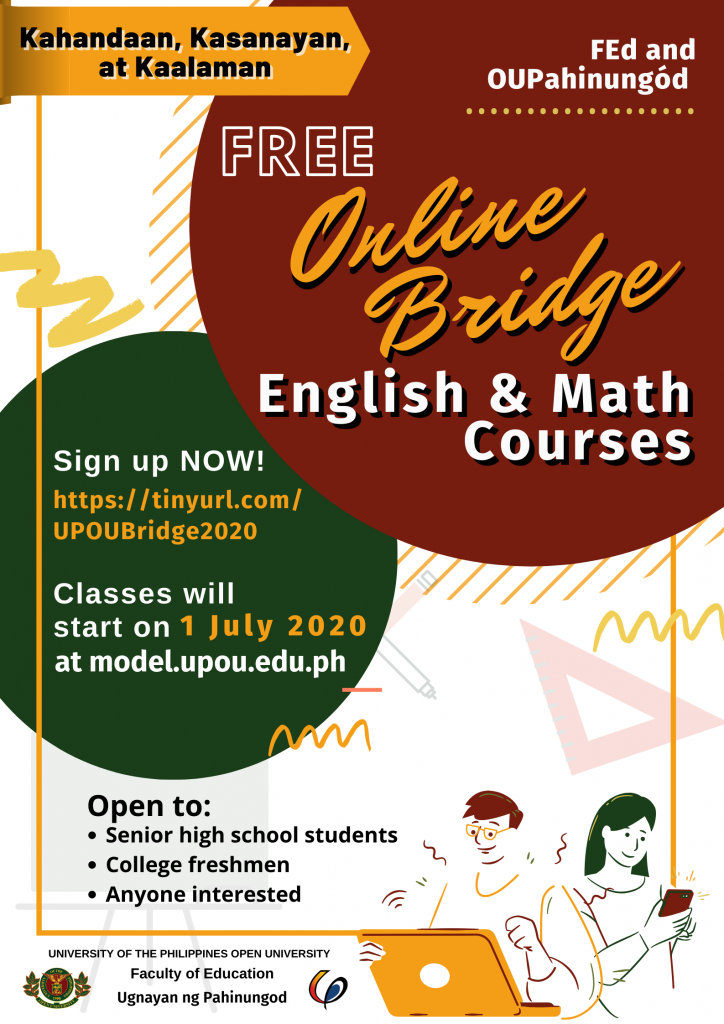 FEd and OUPahinungód to offer Bridge English and Bridge Mathematics courses
