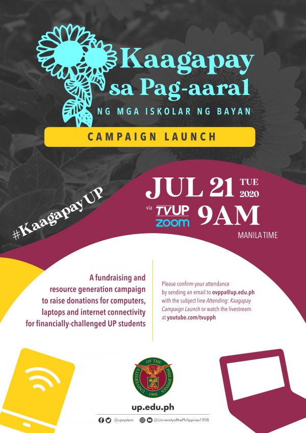 #KaagapayUP project to bring hope to financially challenged UP students ...