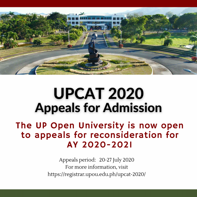 Appeals Archives - University Of The Philippines Open University