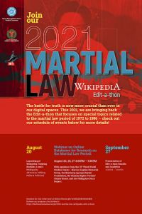 2021 Martial Law Wikipedia Edit-a-thon