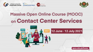 UPOU conducts Second Run of Introductory Course on Contact Center Services