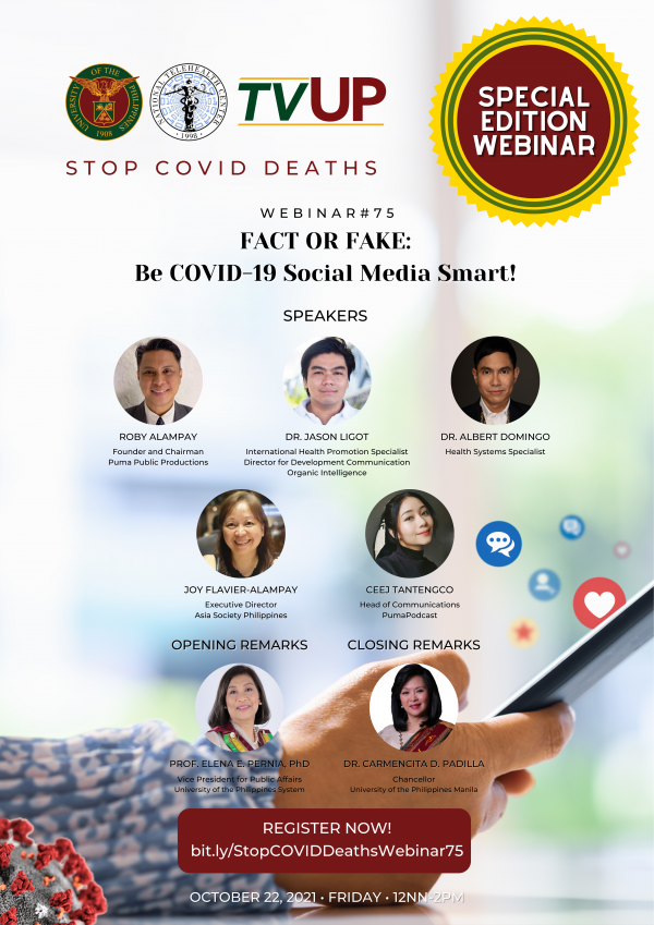 Webinar #75 “FACT OR FAKE: Be COVID-19 Social Media Smart ...