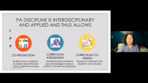 Atty. Arlene Cosape presented her research study titled “Curriculum Co-Design in Teaching Public Administration.”