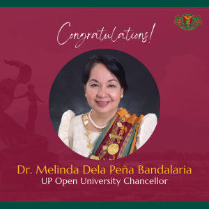 UP BOR grants 3rd Term to UPOU Chancellor Bandalaria