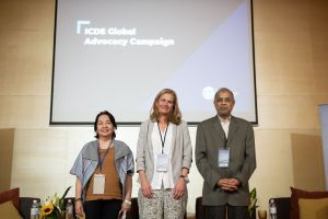 Photo from left to right: Dr. Melinda dP. Bandalaria, Torunn Gjelsvik and Prof. Dato Ansary