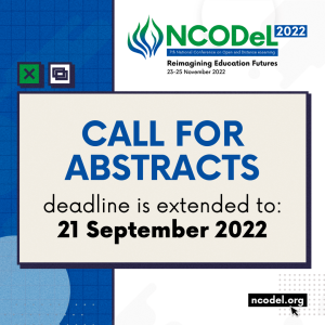 NCODeL 2022 Extends Deadline for Abstract Submission