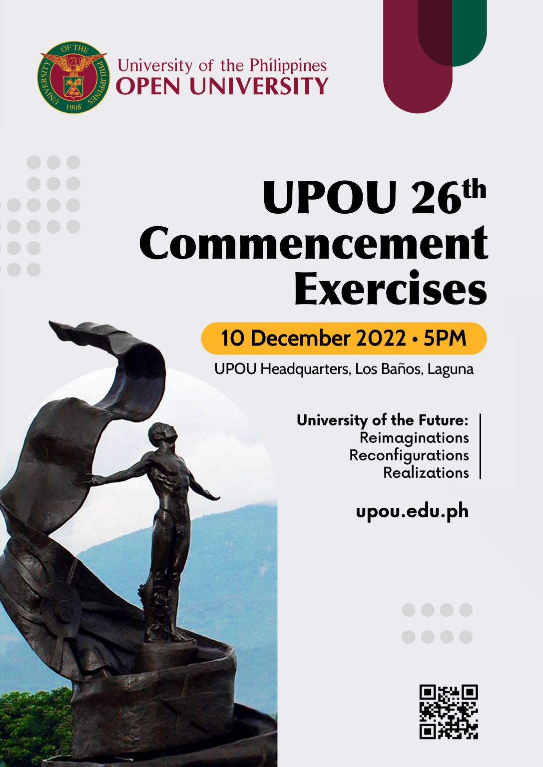 UPOU 26th Commencement Exercises - University Of The Philippines Open ...