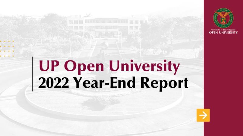 UPOU 2022 Year-end Report