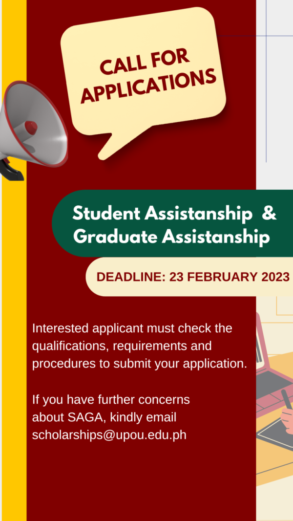 Call for Student and Graduate Assistants