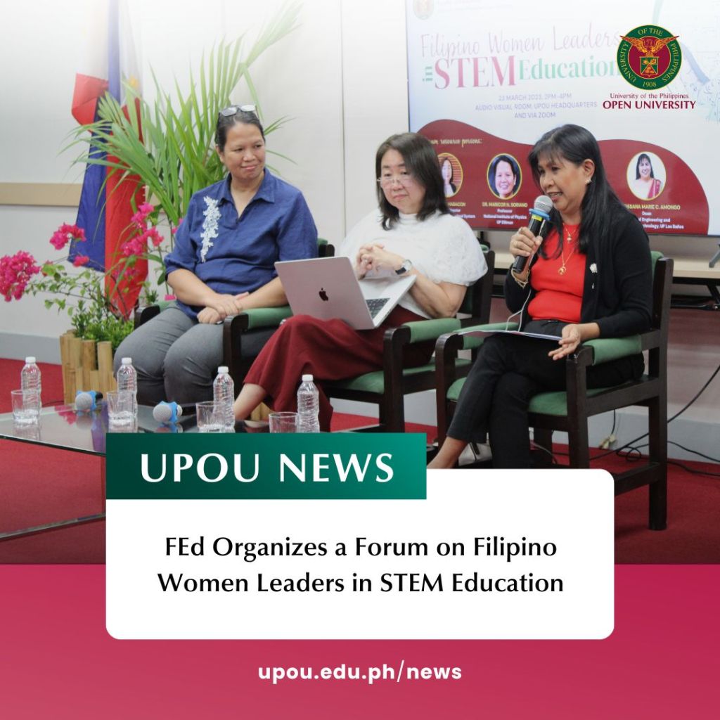 FEd Organizes A Forum On Filipino Women Leaders In STEM Education ...