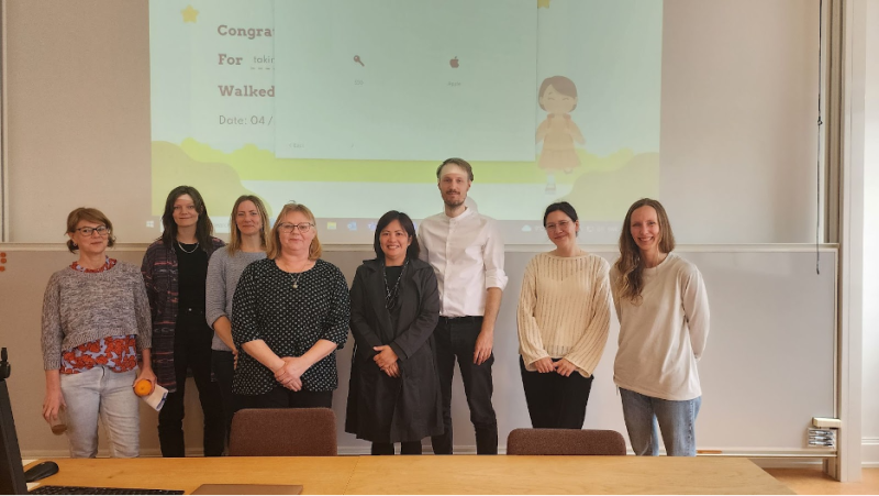 FMDS Dean participated in the Walking Workshop in Finland and Presented Papers in Sweden and UK