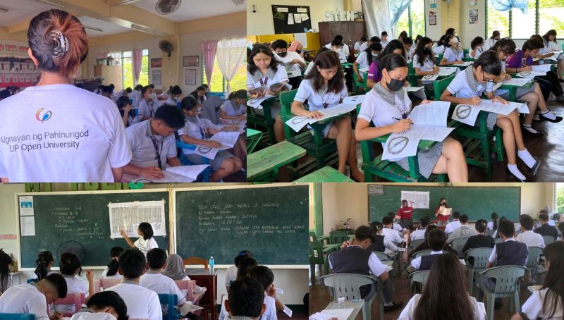 Pahinungód UPOU Conducts UPCAT Simulation to Schools of Region X