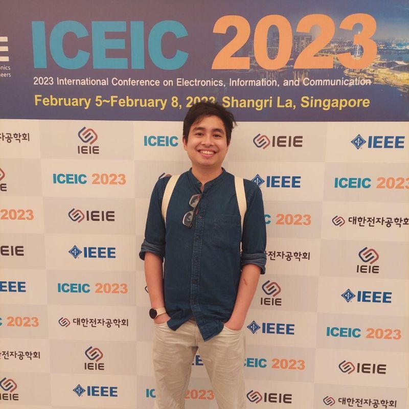 Assistant Professor Gabriel Sampedro Presents Seven Papers at ICEIC in Singapore