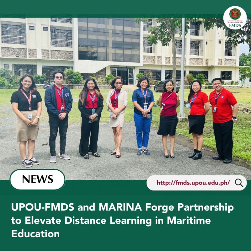 UPOU-FMDS and MARINA Forge Partnership to Elevate Distance Learning in Maritime Education