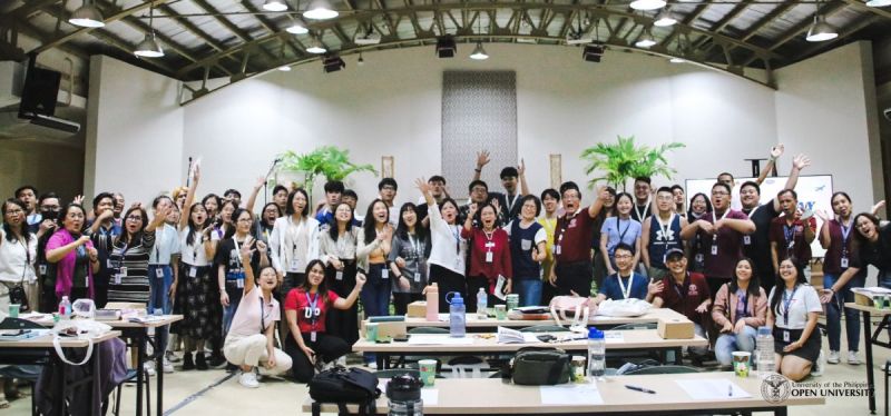 5 July 2023 – Project LAKBAY fellows along with FMDS faculty and staff and Dr. Eing Ming Wu at CCDL, UPOU for the Ceremonial Program of Project LAKBAY.