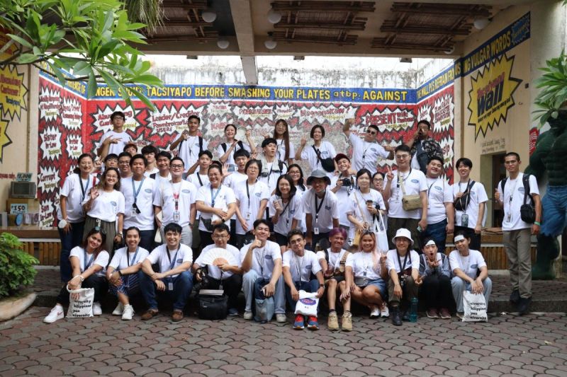 7 July 2023 – Project LAKBAY fellows and Camp Facilitators gather in front of the Taksyapo Area in Isdaan, Calauan, Laguna