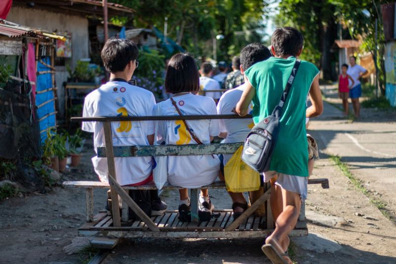 9 July 2023 – Project LAKBAY fellows riding a Trolley at Brgy. San Antonio Trolley Station