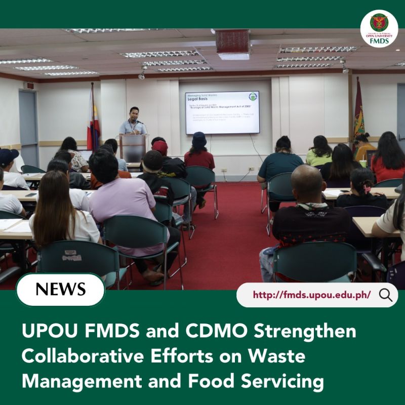 FMDS x CDMO Seminar on Collaborative Project on Waste Management and Food Servicing