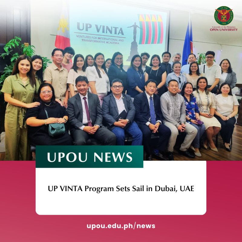 UP VINTA Program Sets Sail in Dubai, UAE