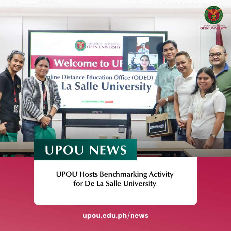 UPOU Hosts Benchmarking Activity for De La Salle University