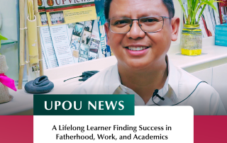 A Lifelong Learner Finding Success in Fatherhood, Work, and Academics