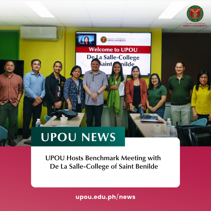 UPOU Hosts Benchmark Meeting with De La Salle-College of Saint Benilde (1)