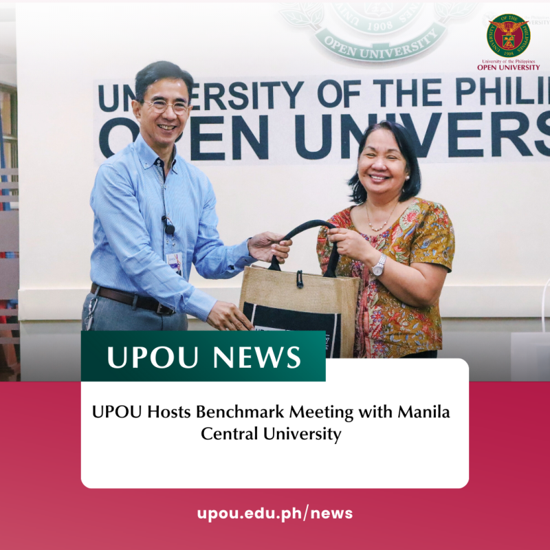 UPOU Hosts Benchmark Meeting with Manila Central University