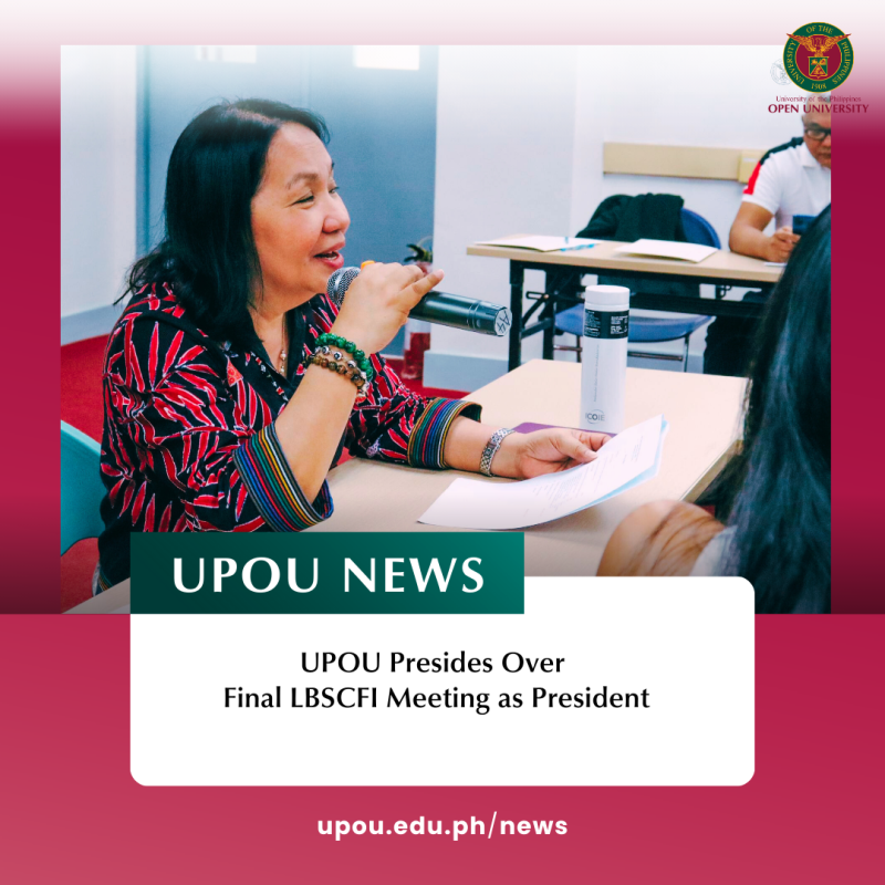 UPOU Presides Over Final LBSCFI Meeting as President
