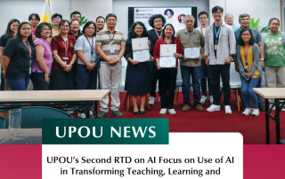 UPOU’s Second RTD on AI Focus on Use of AI in Transforming Teaching, Learning and Administration