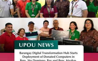 Barangay Digital Transformation Hub Starts Deployment of Donated Computers in Brgy. Sto Domingo, Bay and Brgy. Maahas, Los Baños