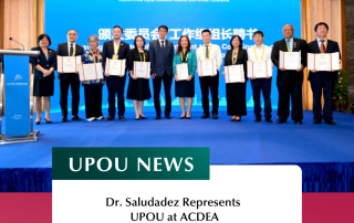 Dr. Saludadez Represents UPOU at ACDEA (1)