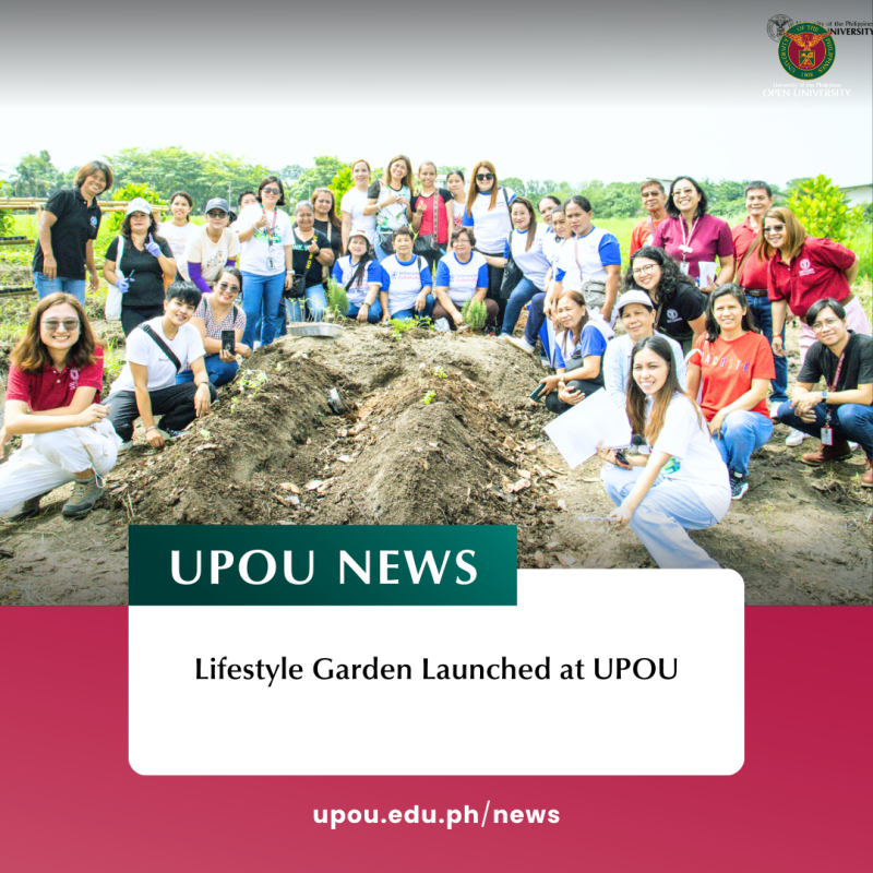 Lifestyle Garden Launched at UPOU