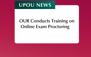 OUR Conducts Training on Online Exam Proctoring (1)