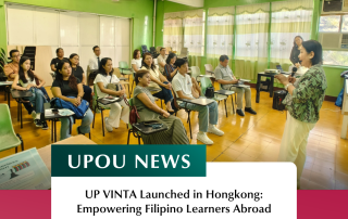 UP VINTA Launched in Hongkong Empowering Filipino Learners Abroad