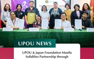 UPOU & Japan Foundation Manila Solidifies Partnership through MOU Signing