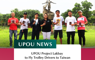 UPOU Project Lakbay to Fly Trolley Drivers to Taiwan