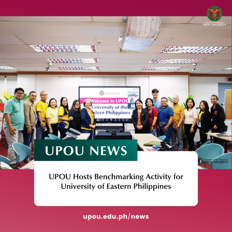 UPOU Hosts Benchmarking Activity for University of Eastern Philippines