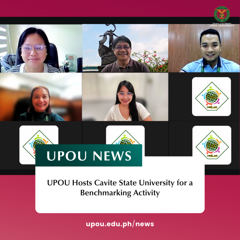 UPOU Hosts Cavite State University for a Benchmarking Activity