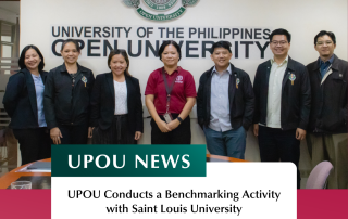 UPOU Conducts a Benchmarking Activity with Saint Louis University