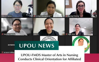 UPOU-FMDS Master of Arts in Nursing Conducts Clinical Orientation for Affiliated Hospitals