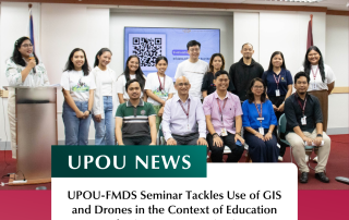 UPOU-FMDS Seminar Tackles Use of GIS and Drones in the Context of Education and Science Communication