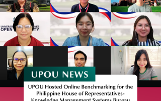 UPOU Hosted Online Benchmarking for the Philippine House of Representatives-Knowledge Management Systems Bureau (KMSB)