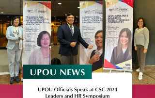 UPOU Officials Speak at CSC 2024 Leaders and HR Symposium