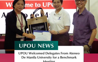 UPOU Welcomed Delegates From Ateneo De Manila University for a Benchmark Meeting