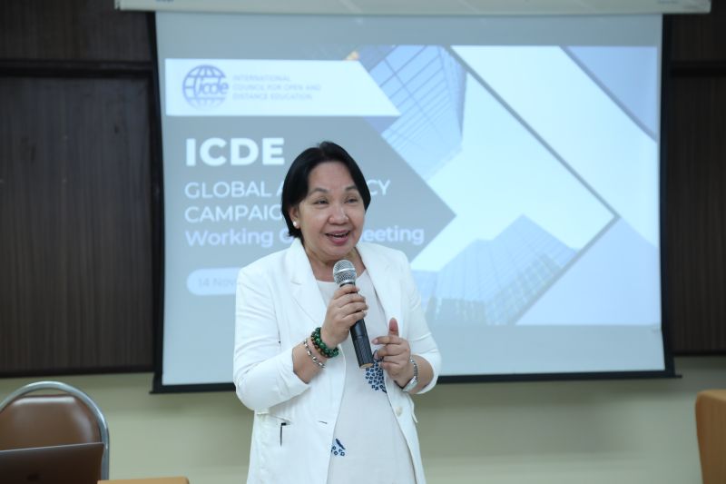 Dr. Bandalaria also facilitated the ICDE GAC Asia Working Group Meeting