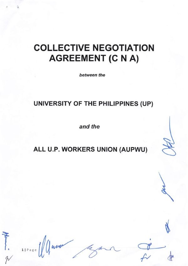 CNA UP x AUPWU