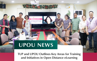 TUP and UPOU Outlines Key Areas for Training and Initiatives in Open Distance eLearning