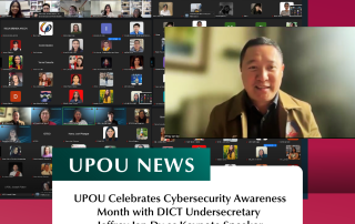 UPOU Celebrates Cybersecurity Awareness Month with DICT Undersecretary Jeffrey Ian Dy as Keynote Speaker