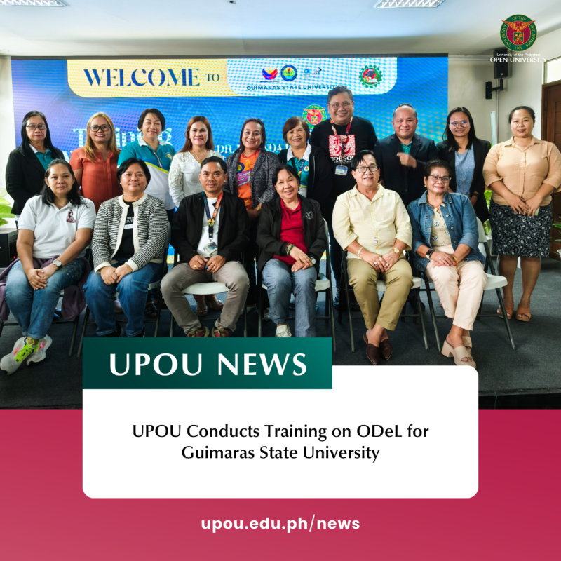 UPOU Conducts Training on ODeL for Guimaras State University (1)